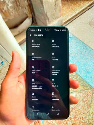 Infinix note 11 6+6gbRam  128gbRom all ok