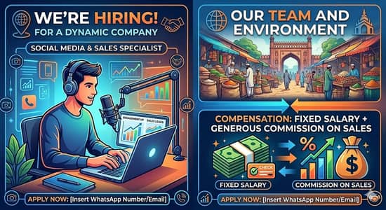 Sale calls and social media posting