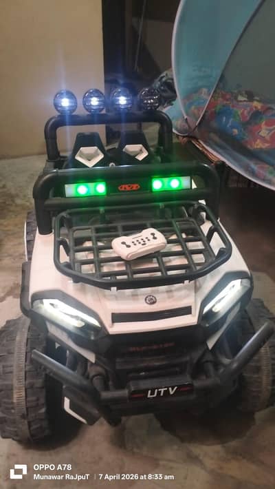 kids cars UTV 40k ki new li thi ab bacha ni ha sell Karni 20'25k tak