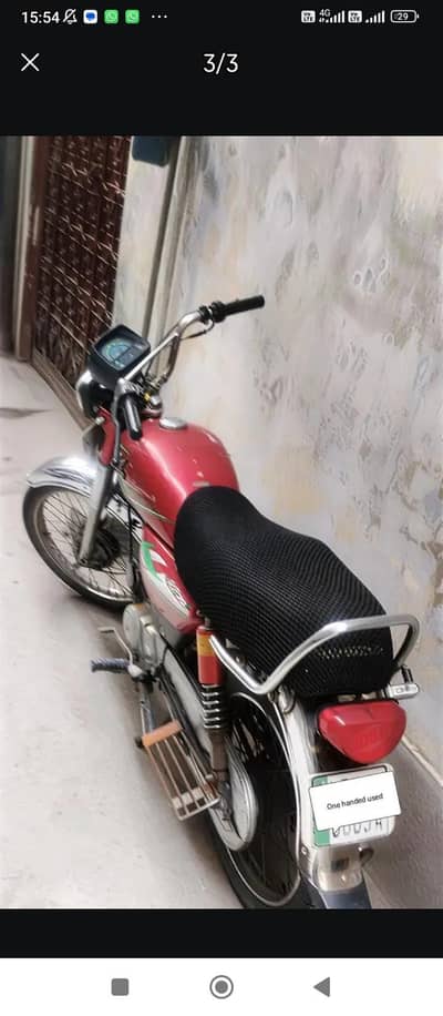 Single Hand Used Bike – First Owner – No Work Required 