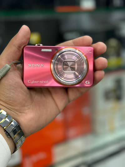 Sony Cyber-shot DSC-WX100 18.2MP Digital Camera – Pink Color, Full HD