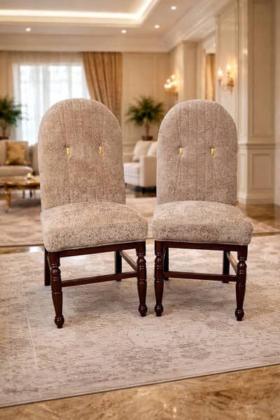Bedroom chairs set of 2