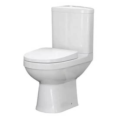 white commode 10/9 blkl ok bs 1 month use hua