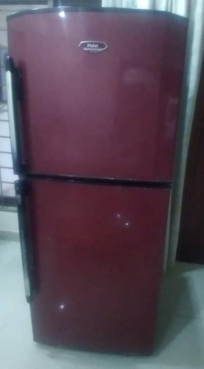 Haier Double Door Fridge – Low Power Consumption – Red Color