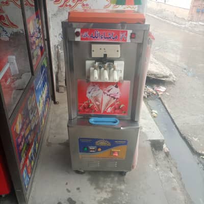 ice cream machine double pump