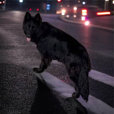 Premium Black German Shepherd – Strong Build & Champion Bloodline