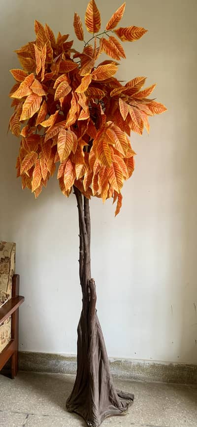 Artificial Croton Sunshine plant