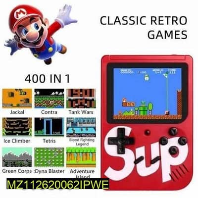 Kids portable game console 400 classic retro Games 3inch