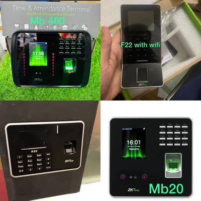 Biometric zkteco attendance machine access control door electric