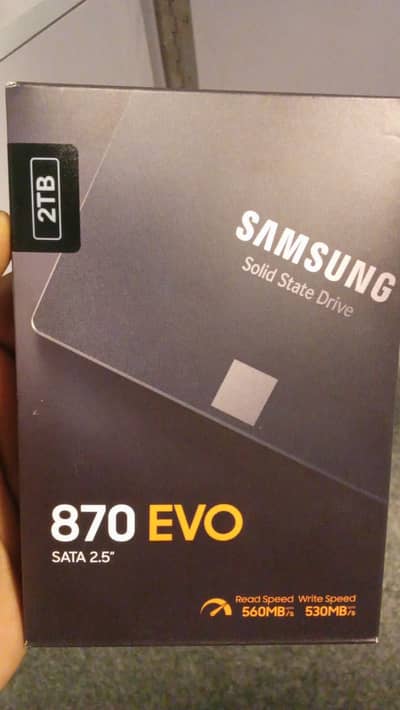 Samsung 2TB 870 New Sealad Pack SSD