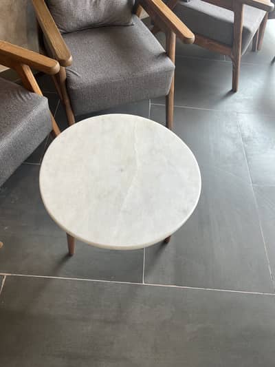 White Marble Coffee Table