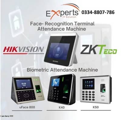 Zkteco Biometric Face, F22, k40, mb360, uface800 Attendance Machine