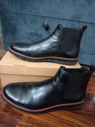 Ndure Preloved Leather Chelsea Boots size 45