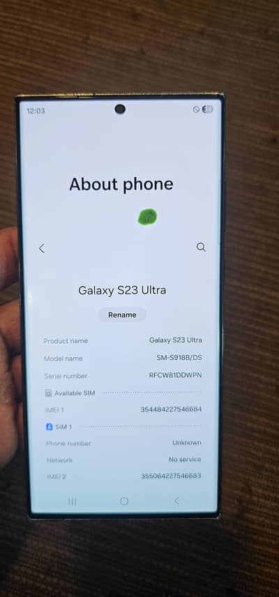 s23 ultra penal chenge 12 512