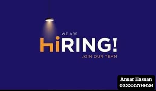 Job opportunity Hiring (Freshers/experience)