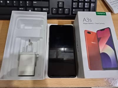 OPPO A3s With Box and Adaptor