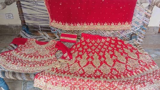 Black Sherwani and Maroon lehanga