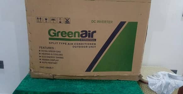 “Green Air 1.5 Ton DC Inverter AC – 10/10 Condition, 1 Month Used”