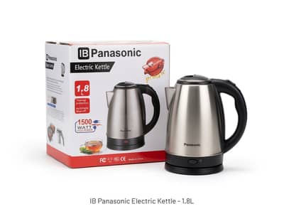 Electric Kettle 1.8L Stainless Steel - Brand New IB Panasonic