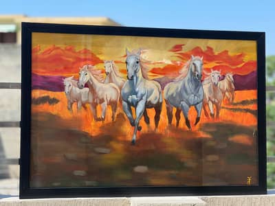 7 Horses Painting