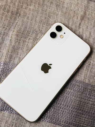 white iphone 11