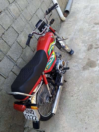 Honda CD 70cc Model 2022 All Punjab number