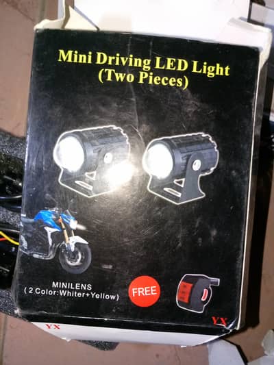 mini driving led fog lights with button