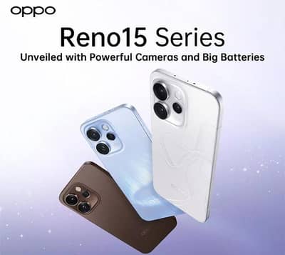 Oppo reno 15 (12/256GB) Available On Easy Installment Plan