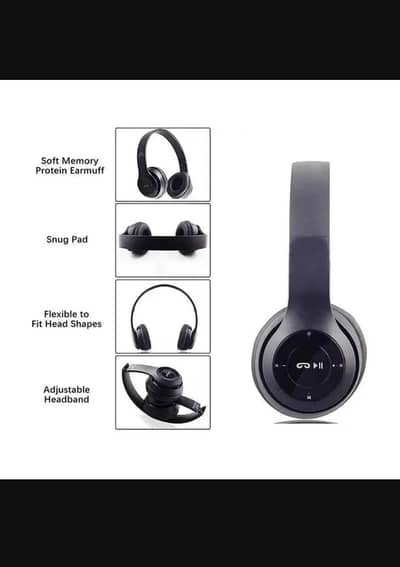 P47 Bluetooth Wireless Headphones