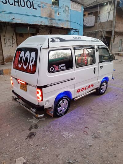 Suzuki Bolan with expensive room decoration allowirims engine powerful