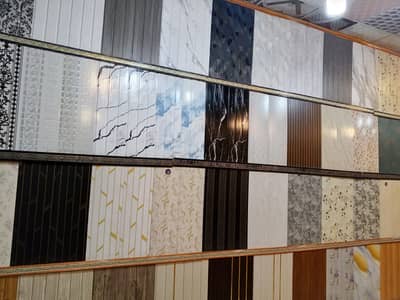 PVC wall panel-Media wall-Pvc wallpaper-Pvc ceiling-Wpc Fluted panel
