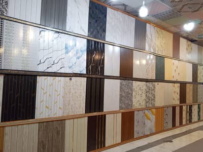 PVC wall panel-Media wall-Pvc wallpaper-Pvc ceiling-Wpc Fluted panel