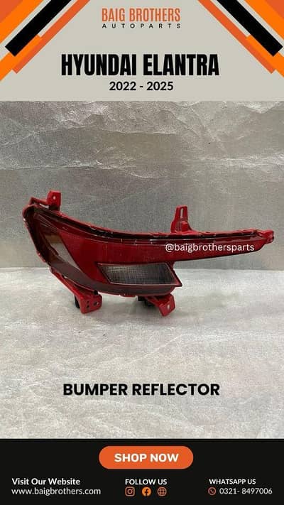 Hyundai Elantra Hybrid Bonet Fender Mirror Engine Headlight Fan Kit Ac