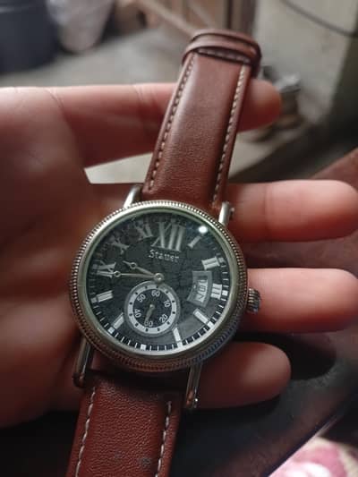 stauer watch water proof 10 by 10 condition