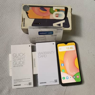 SAMSUNG A01 WITH BOX (PTA APPROVED)