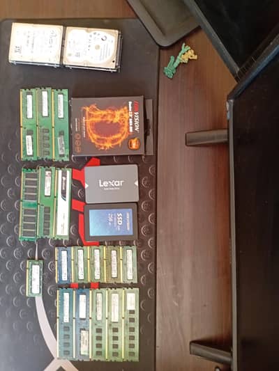 Rams for both pc and laptop ddr2, ddr3, ddr4 avaliable