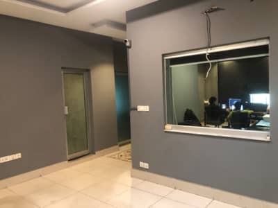 Semi commercial 2 kanal upper portion for rent gulberg.