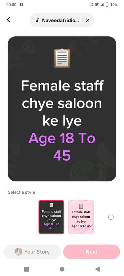 Jobs saloon