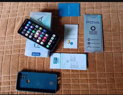 Tecno pova  6gb 128  ! 10by 10   all ok  6000 mah  battery