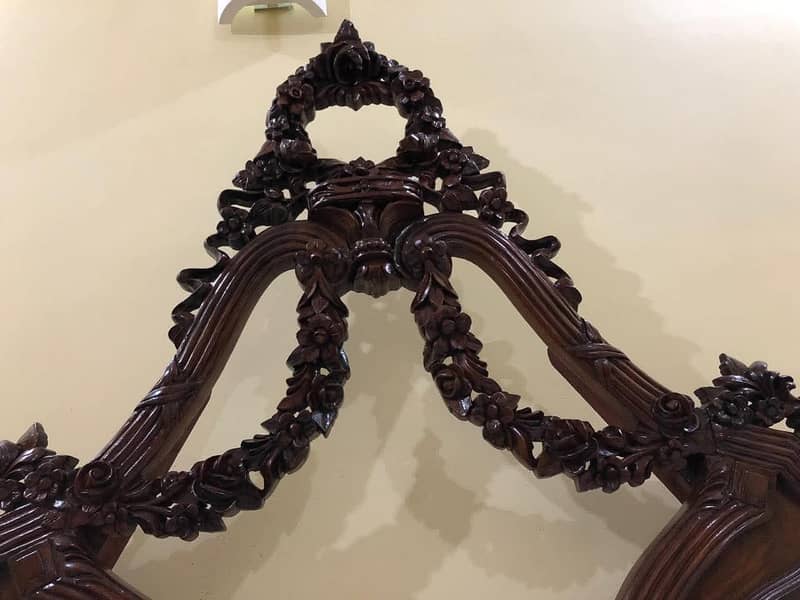 solid wood bedset 10