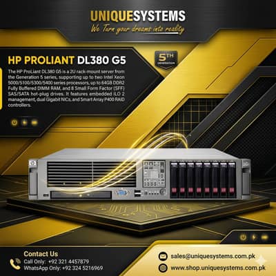 HP ProLiant DL380 G5 Server | Dual Xeon | Home Lab Ready