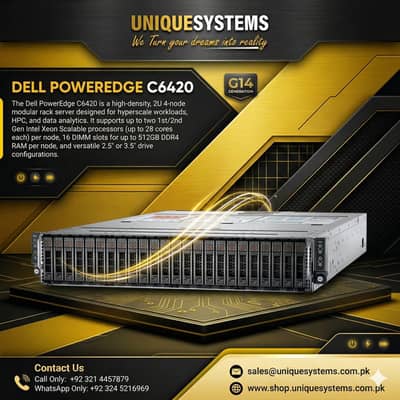 Dell PowerEdge C6420 Server – Reliable Data Center Hardware