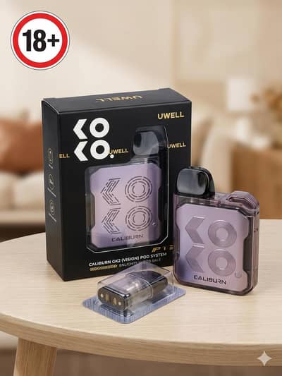Uwell Caliburn GK2 (Vision) Pod System  18+Only For Adults