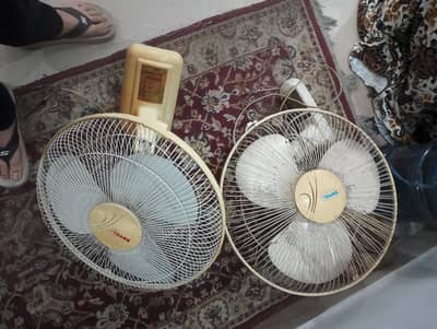 two royal fan in working condition