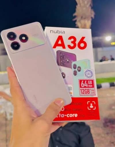 Nubia A36  just open the box