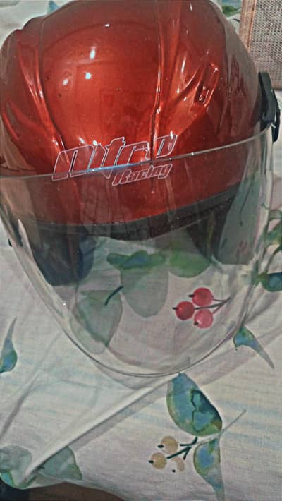 first come first take red shining Helmet for sale