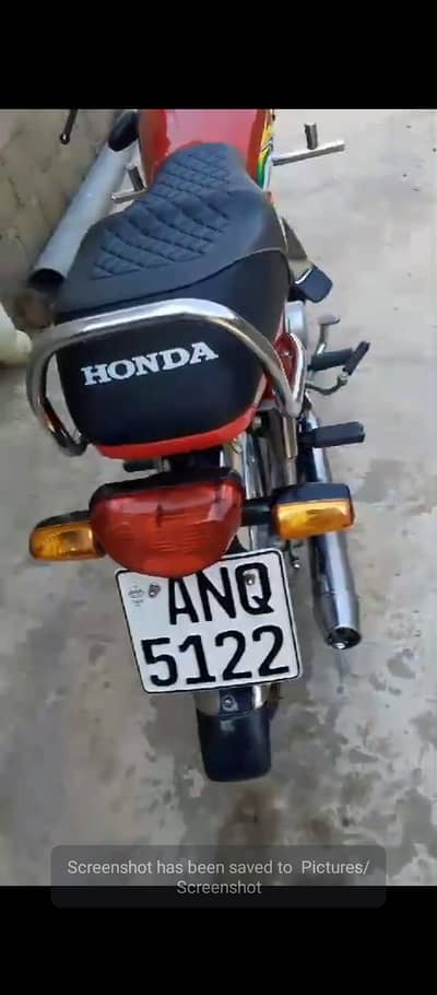 Honda CD 70 bike madel all Punjab numbr