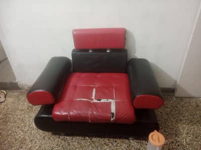 leather 5 seater sofa set