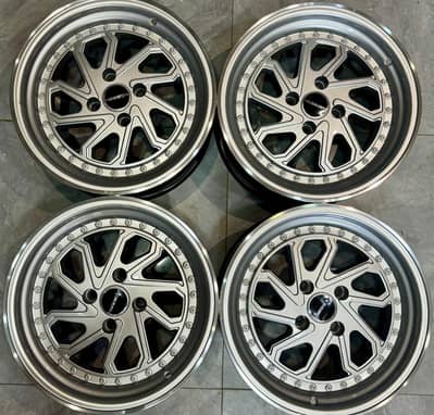 Ms wheel | 15 inch | 4 nut | 100 pcd | Brand new rims