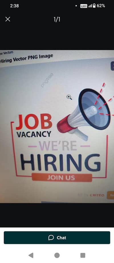 Customer service Job available